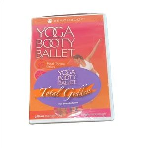 Yoga Booty Ballet Total Goddess (2 DVD AND BOOK SET). BRAND NEW & SEALED